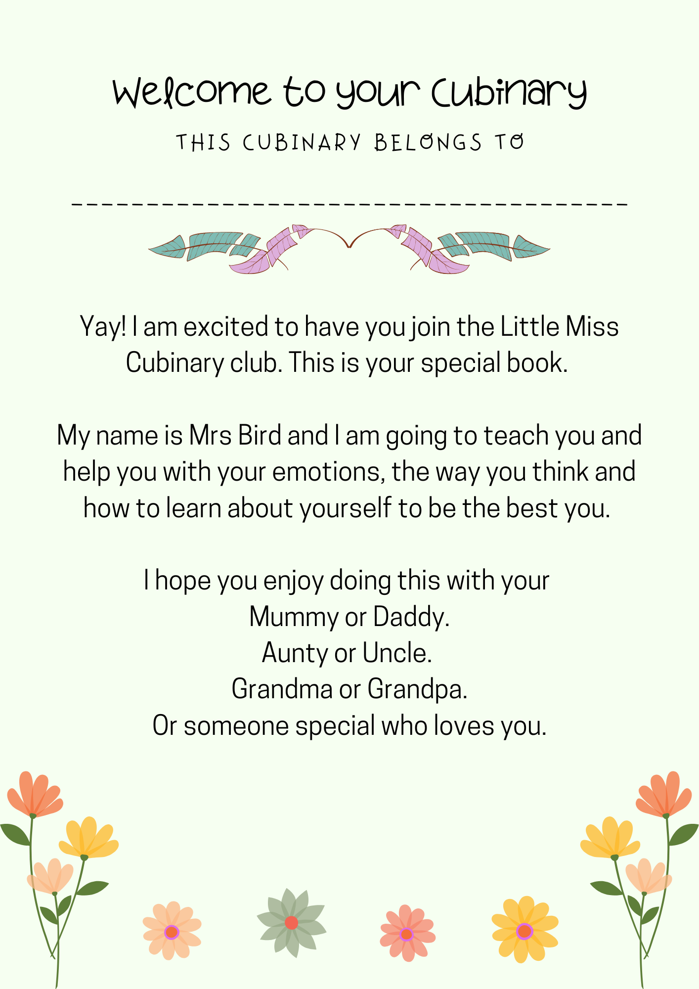One Little Master and one Little Miss