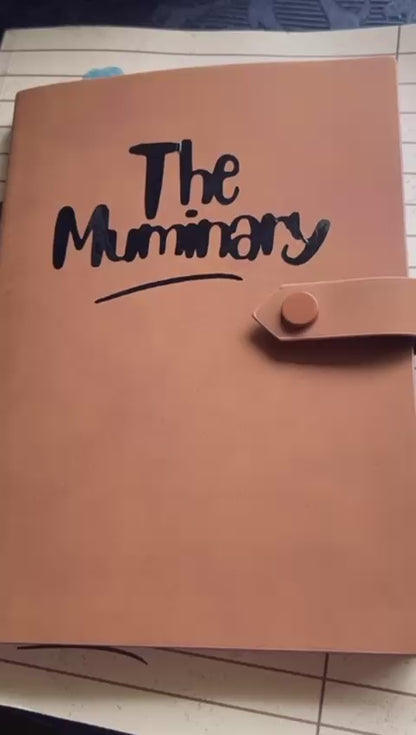 Brown blank Muminary Journal